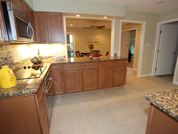 side view of kitchen