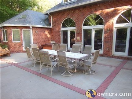 Brick Inlay Patio