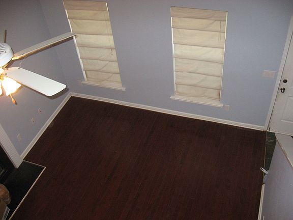 living room from loft area