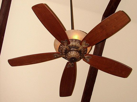 60", $600 ceiling fan in Great Room