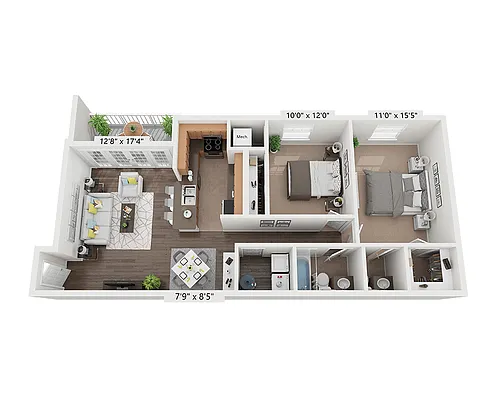 Floor plan Plan B1.5A