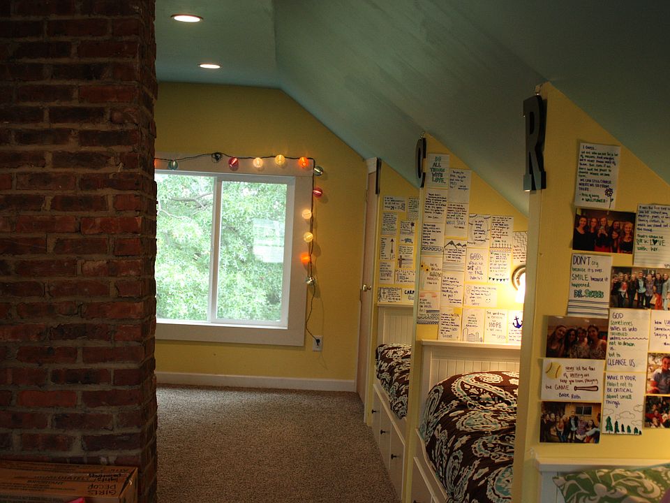 Spacious walk-up attic room
