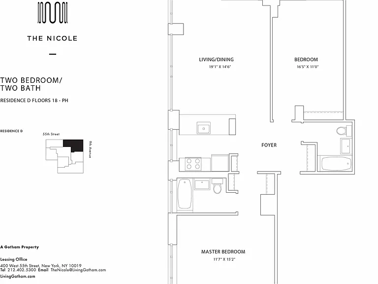 400 W 55th St #18D — Photo 2