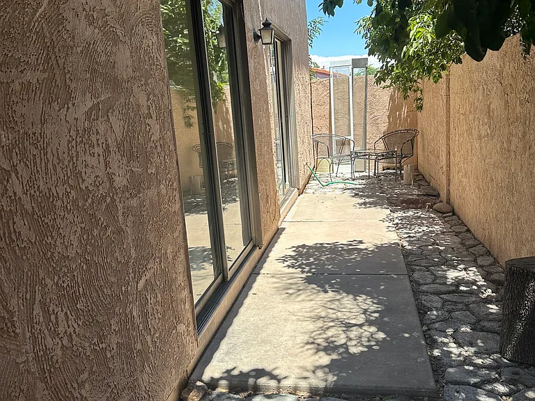 Back patio