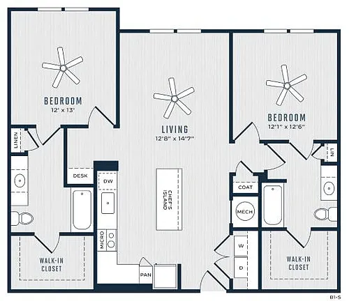 Floor plan B1