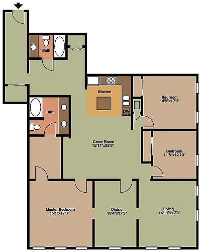 Floor plan Franklin 129
