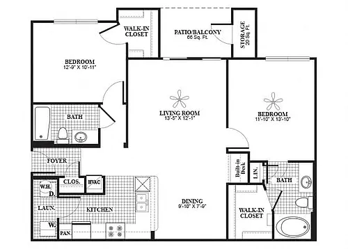 Floor plan B2