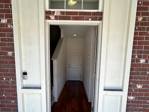 Entry hallway, back door leads to garage