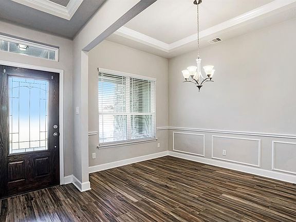 Looking back at the front door