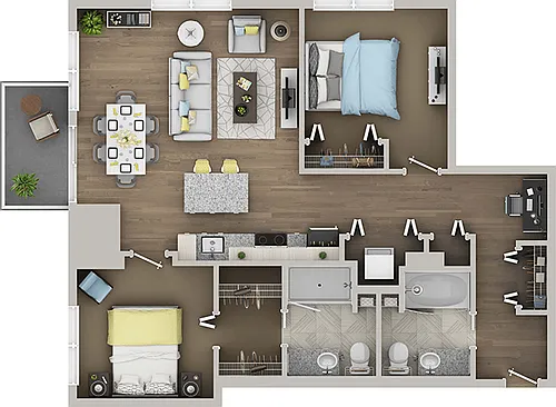 Floor plan B2