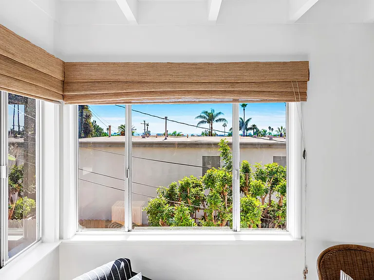 Peek a boo ocean views from living room