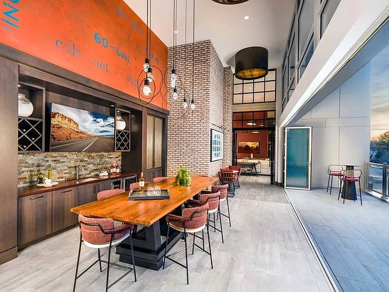 Indoor/Outdoor amenity spaces, perfect for working from home, relaxing, or gathering.
