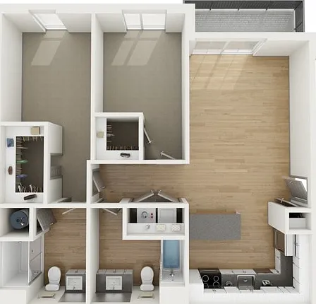 B6 Two Bedroom B6 Two Bedroom