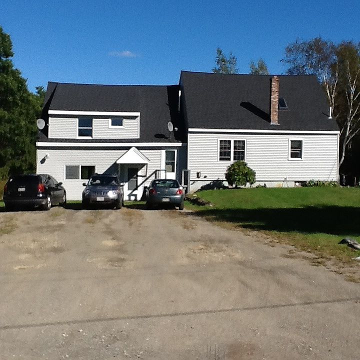 Left side of house