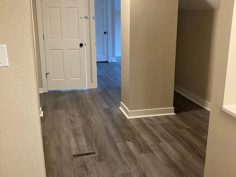Upstairs hall from front of house