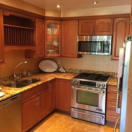 custom cabinets and high end appliances