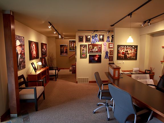 main floor reception area