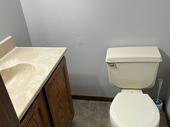 Main level half bath