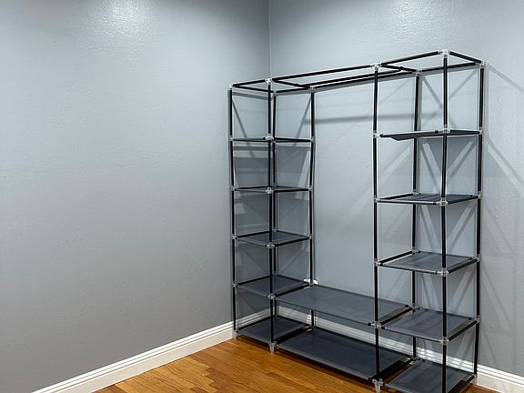 front of the bedroom