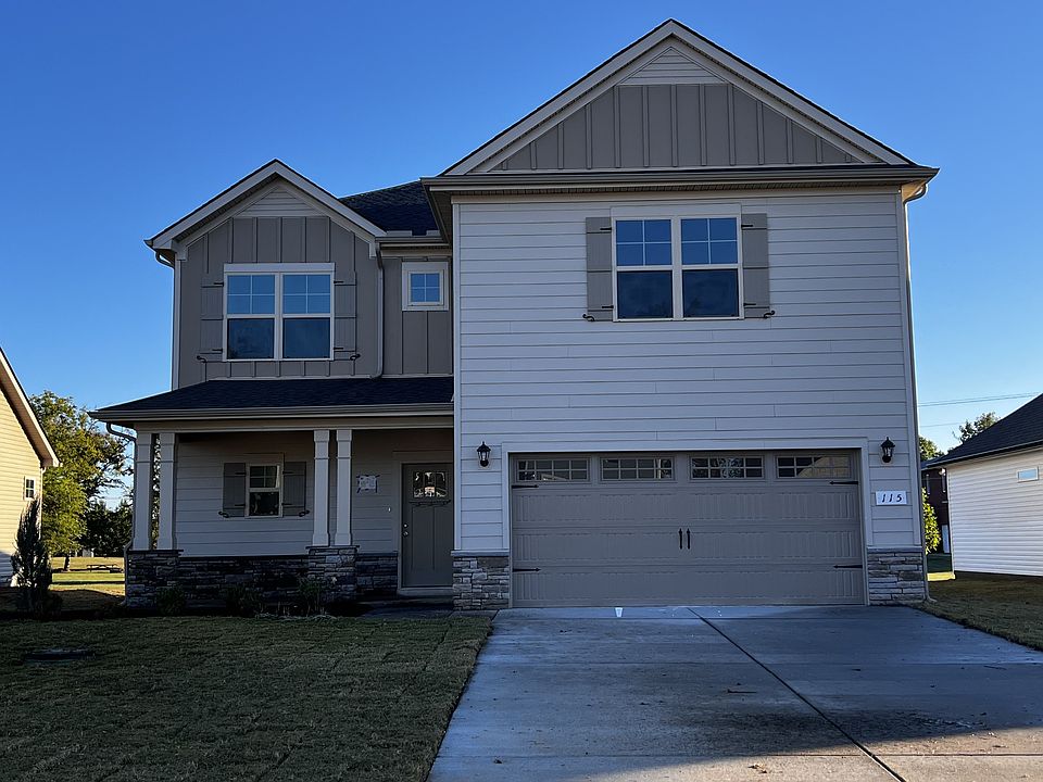 Ready NOW New 4 bedroom 2 1 2 bath, large bonus, covered back porch, granite kitchen, stainless a