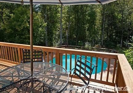 View from deck off family room