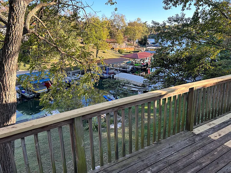 Lake view from the deck.