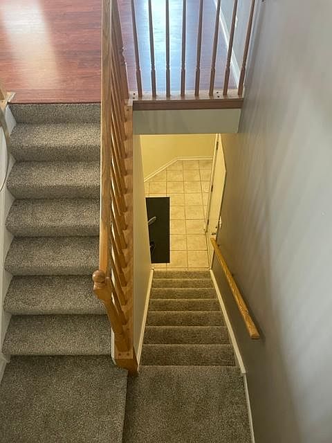 staircase to 2nd floor