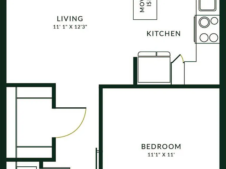 S1E floor plan The Hartley at Blue Hill