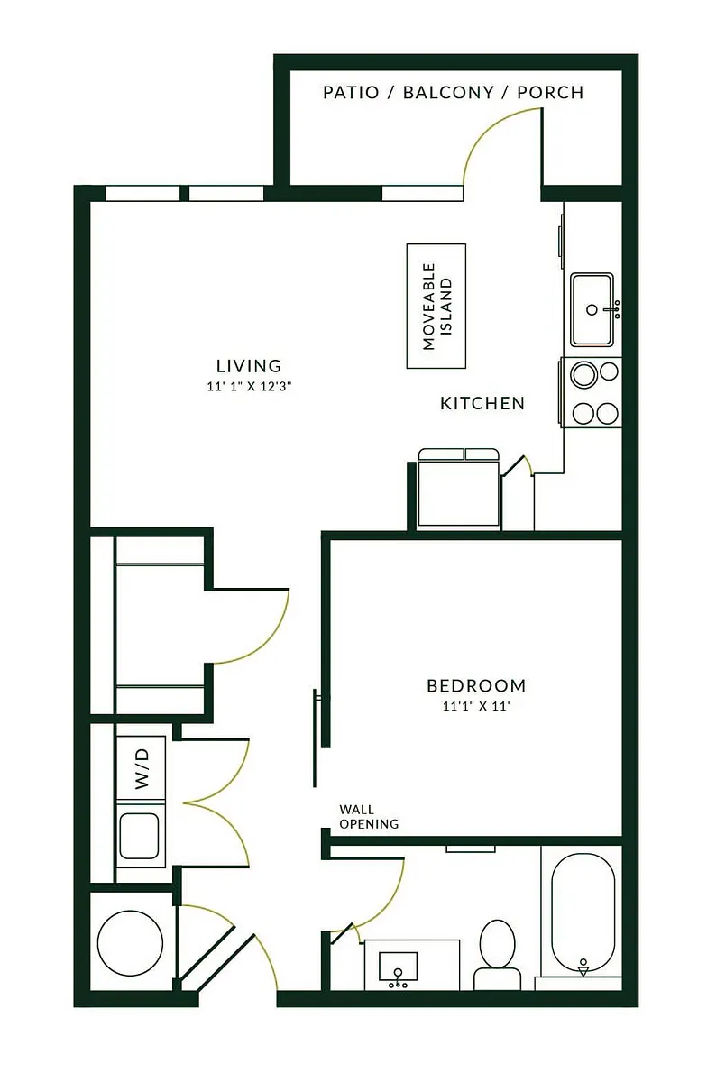 Floor plan S1E