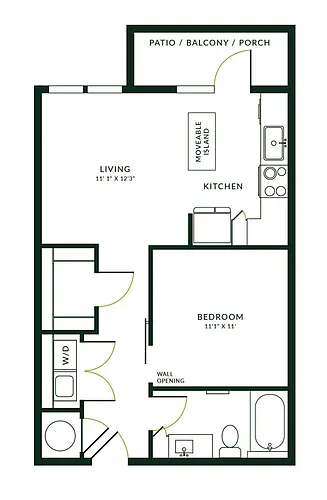 Floor plan S1E