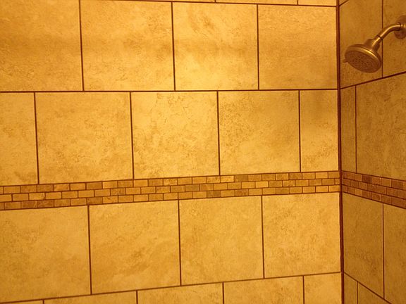 Beautiful Tile tub surround
