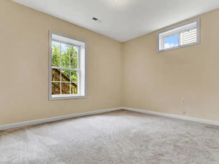 Basement bedroom