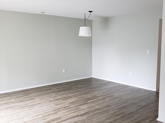 Open living room/dining area