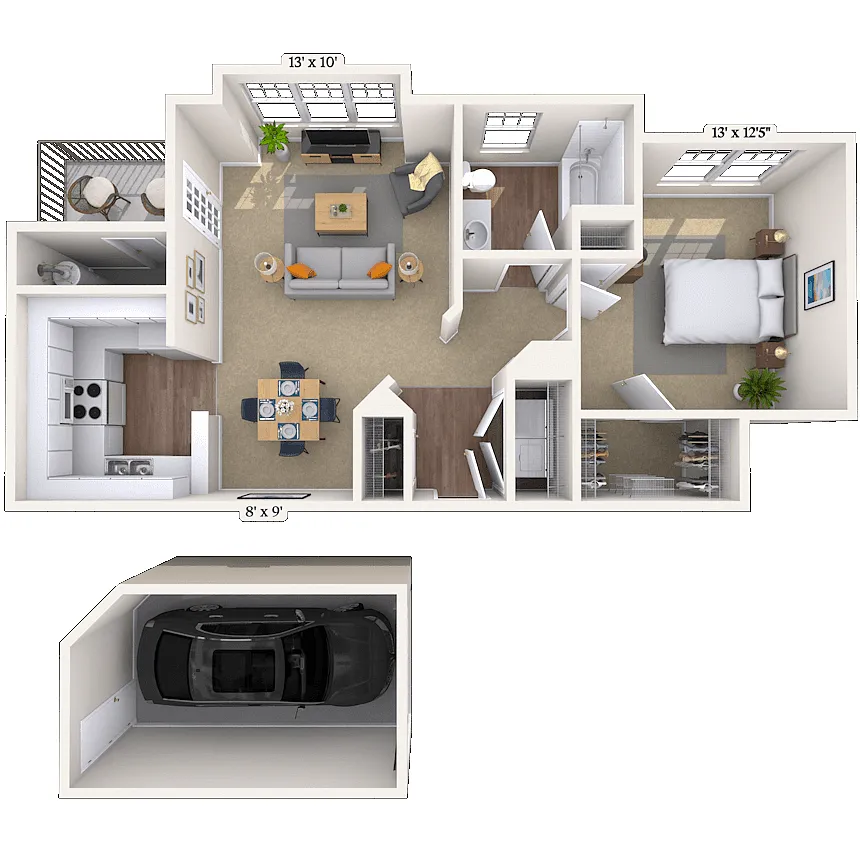 Floor plan Monroe