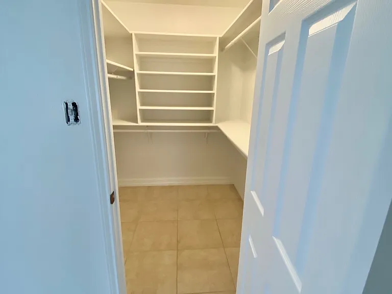 Master walk in closet
