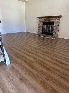 Entry with new flooring