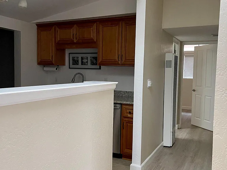 Hallway towards the 3 bedrooms and two bathrooms