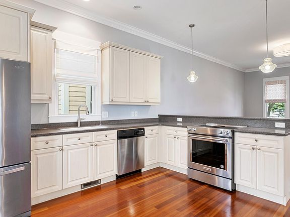 View of kitchen looking toward living room.