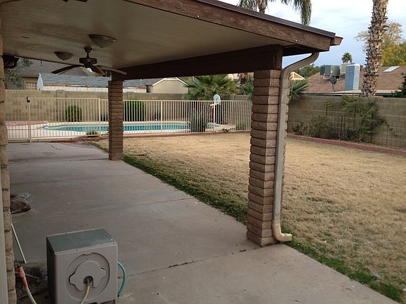 Back Yard with Pool