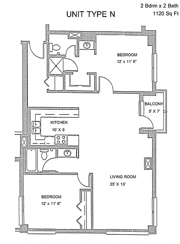 Floor plan Ponderosa