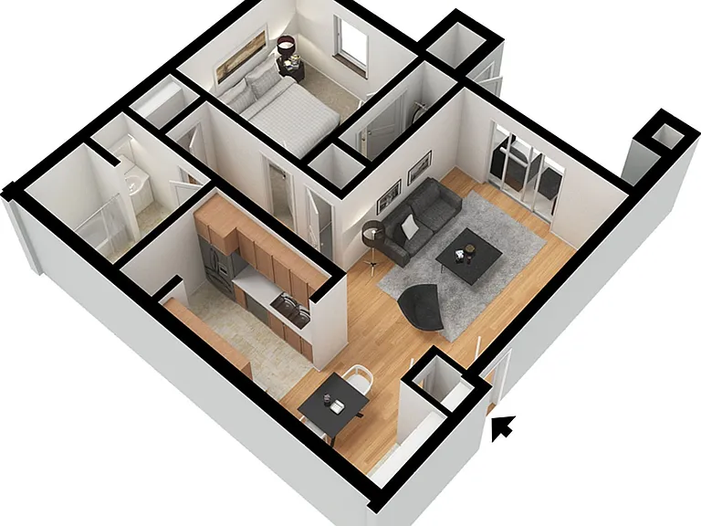 60 west 1 Bedroom Large 60 west 1 Bedroom Large