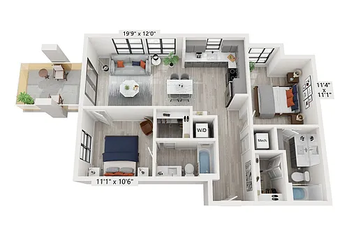 Floor plan B2