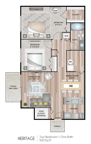 Floor plan HERITAGE