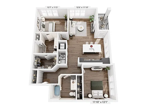 Floor plan B2ALT