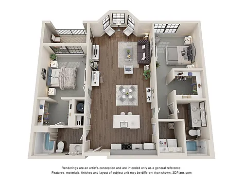 Floor plan The Seine