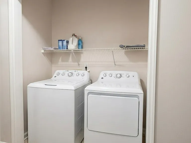 In-unit washer and dryer