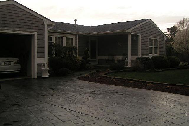 Stamped Concrete Driveway