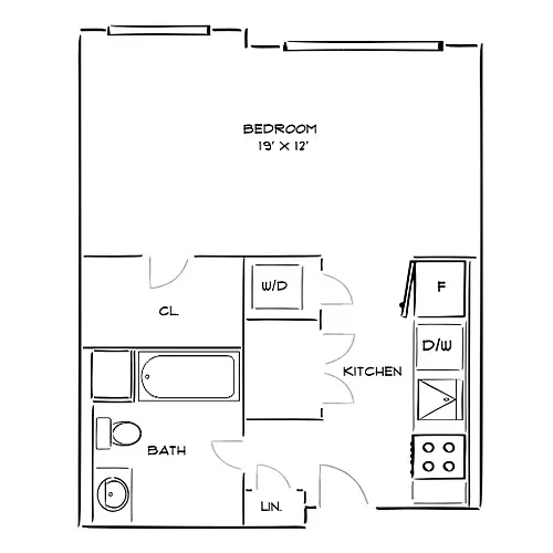 Floor plan Design EF - W