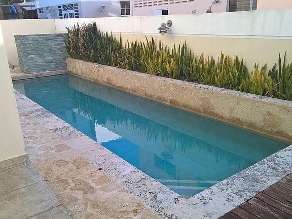 Pool left side view