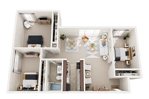 Floor plan 3 Bedroom